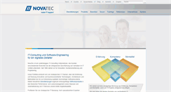 Desktop Screenshot of novatec-gmbh.de